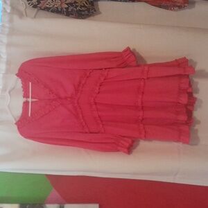 Ruffle Pink Dress